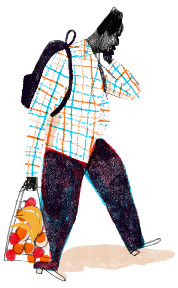 Man with shopping